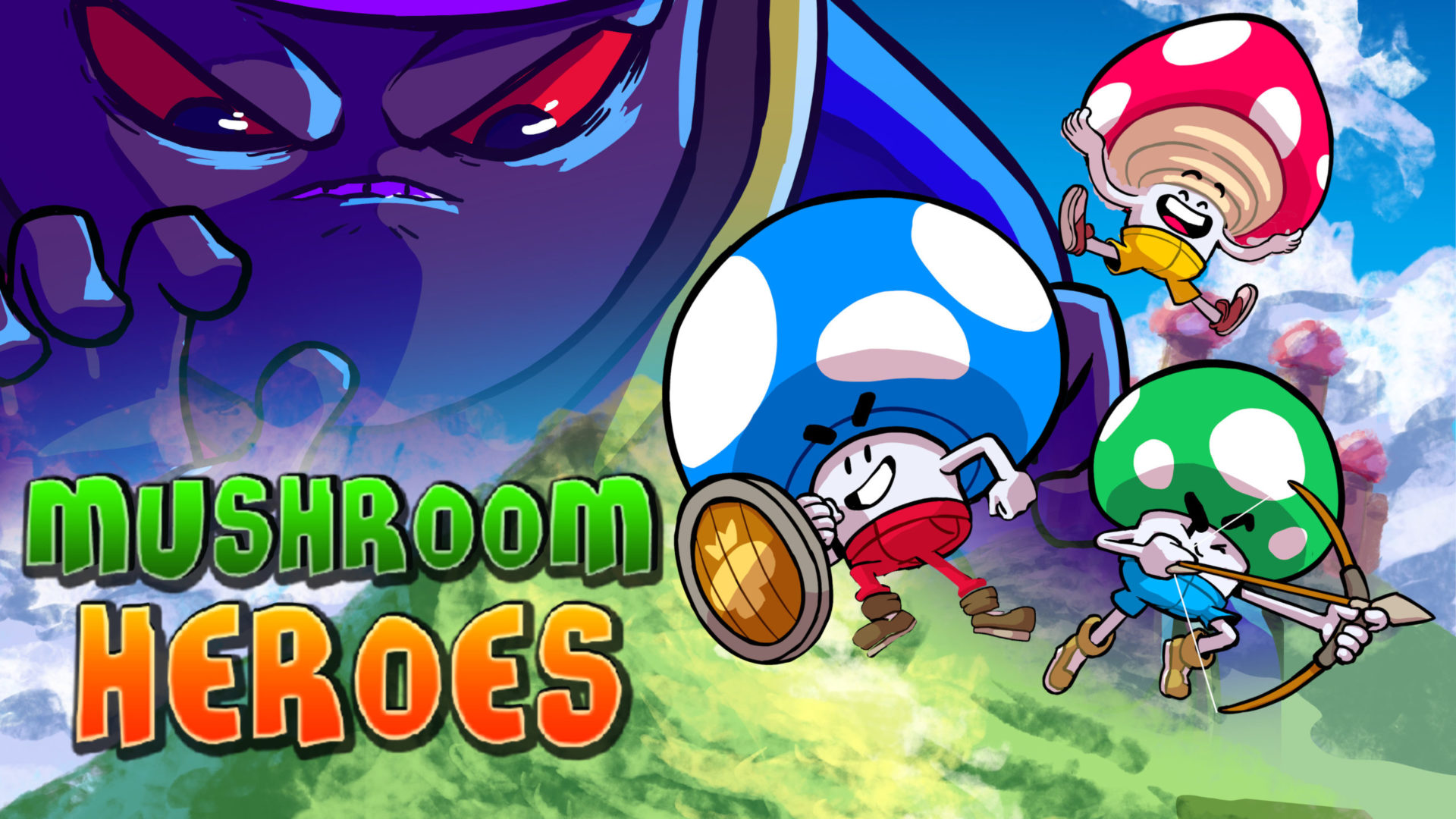 Mushroom Heroes splash
